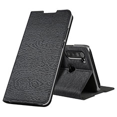 Leather Case Stands Flip Cover T17 Holder for Xiaomi Redmi Note 8 Black