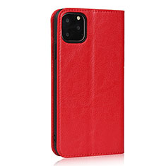 Leather Case Stands Flip Cover T18 Holder for Apple iPhone 11 Pro Max Red