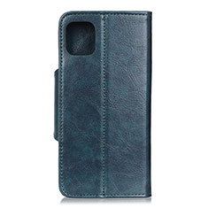 Leather Case Stands Flip Cover T18 Holder for Xiaomi Mi 11 5G Blue
