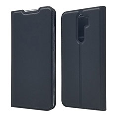 Leather Case Stands Flip Cover T18 Holder for Xiaomi Redmi Note 8 Pro Black
