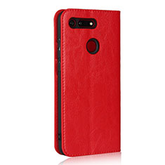 Leather Case Stands Flip Cover T19 Holder for Huawei Honor View 20 Red