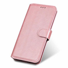 Leather Case Stands Flip Cover T19 Holder for Huawei P40 Rose Gold