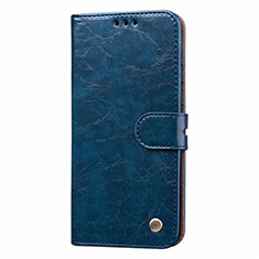 Leather Case Stands Flip Cover T20 Holder for Huawei P40 Blue