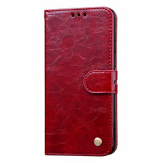 Leather Case Stands Flip Cover T20 Holder for Huawei P40 Red