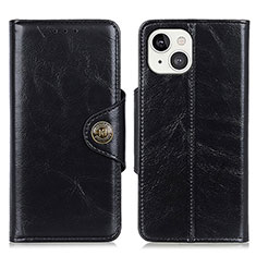 Leather Case Stands Flip Cover T21 Holder for Apple iPhone 13 Mini Black