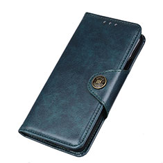 Leather Case Stands Flip Cover T23 Holder for Apple iPhone 13 Pro Max Blue