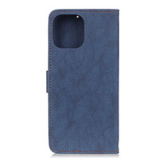 Leather Case Stands Flip Cover T23 Holder for Xiaomi Mi 11 5G Blue