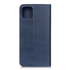 Leather Case Stands Flip Cover T24 Holder for Xiaomi Mi 11 Lite 4G Blue