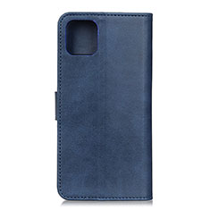 Leather Case Stands Flip Cover T27 Holder for Xiaomi Mi 11 5G Blue