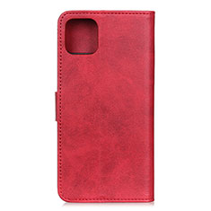 Leather Case Stands Flip Cover T27 Holder for Xiaomi Mi 11 5G Red