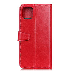 Leather Case Stands Flip Cover T28 Holder for Xiaomi Mi 11 Lite 5G NE Red