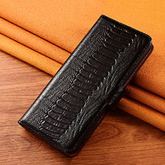 Leather Case Stands Flip Cover Z04 Holder for Apple iPhone 14 Pro Black