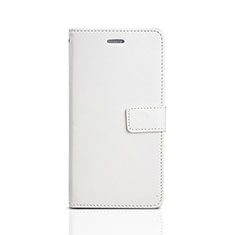 Leather Case Stands Flip Holder Cover for Huawei Honor Play 7 White