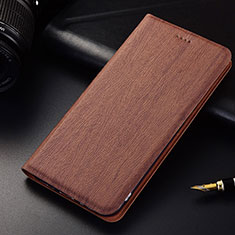 Leather Case Stands Flip Holder Cover for Oppo Find X Brown