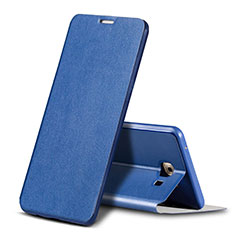 Leather Case Stands Flip Holder Cover for Samsung Galaxy C9 Pro C9000 Blue