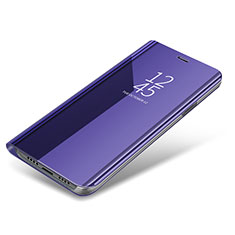 Leather Case Stands Flip Holder Cover for Samsung Galaxy S8 Plus Purple