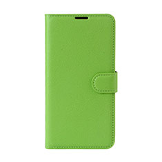 Leather Case Stands Flip Holder Cover for Wiko Wim Lite 4G Green