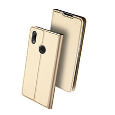 Leather Case Stands Flip Holder Cover L01 for Huawei P Smart (2019) Gold