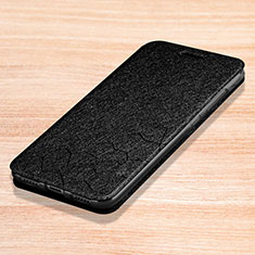 Leather Case Stands Flip Holder Cover L01 for Xiaomi Redmi Note 7 Pro Black