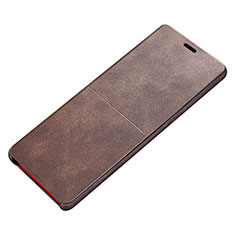 Leather Case Stands Flip Holder Cover L02 for Samsung Galaxy Note 8 Duos N950F Brown