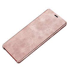 Leather Case Stands Flip Holder Cover L02 for Samsung Galaxy Note 8 Duos N950F Pink