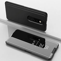 Leather Case Stands Flip Mirror Cover Holder for Xiaomi Redmi K20 Black