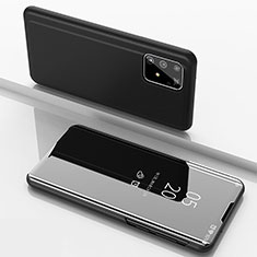 Leather Case Stands Flip Mirror Cover Holder ZL1 for Samsung Galaxy S10 Lite Black