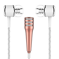 Luxury 3.5mm Mini Handheld Microphone Singing Recording M01 for Oppo Find N3 Flip 5G Gold