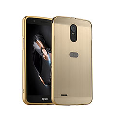 Luxury Aluminum Metal Case for LG Stylus 3 Gold