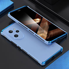 Luxury Aluminum Metal Cover Case 360 Degrees for Huawei Honor 100 Pro 5G Blue