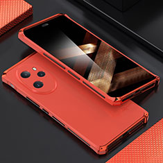 Luxury Aluminum Metal Cover Case 360 Degrees for Huawei Honor 100 Pro 5G Red