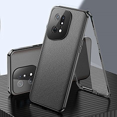 Luxury Aluminum Metal Cover Case 360 Degrees for Oppo Find X5 Pro 5G Black