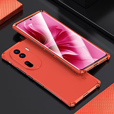 Luxury Aluminum Metal Cover Case 360 Degrees for Oppo Reno11 Pro 5G Red