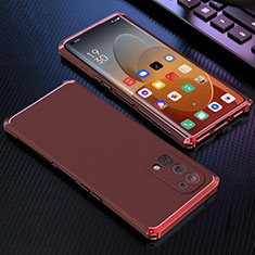 Luxury Aluminum Metal Cover Case 360 Degrees for Oppo Reno5 Pro 5G Red