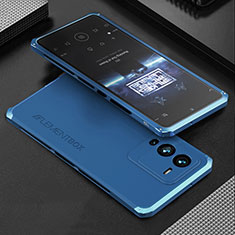 Luxury Aluminum Metal Cover Case 360 Degrees for Vivo V25 Pro 5G Blue