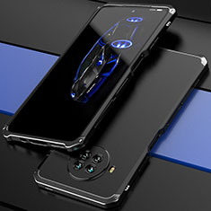 Luxury Aluminum Metal Cover Case 360 Degrees for Xiaomi Mi 10T Lite 5G Black