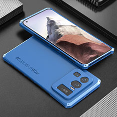 Luxury Aluminum Metal Cover Case 360 Degrees for Xiaomi Mi 11 Ultra 5G Blue