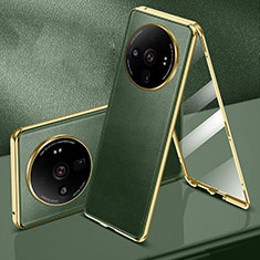 Luxury Aluminum Metal Cover Case 360 Degrees for Xiaomi Mi 12S Ultra 5G Green