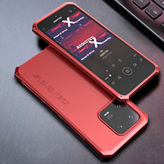 Luxury Aluminum Metal Cover Case 360 Degrees for Xiaomi Mi 13 5G Red