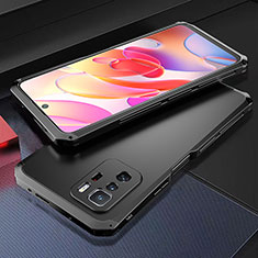 Luxury Aluminum Metal Cover Case 360 Degrees for Xiaomi Poco X3 GT 5G Black