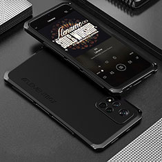 Luxury Aluminum Metal Cover Case 360 Degrees for Xiaomi Redmi Note 11 Pro+ Plus 5G Black