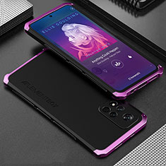 Luxury Aluminum Metal Cover Case 360 Degrees for Xiaomi Redmi Note 11 Pro+ Plus 5G Purple
