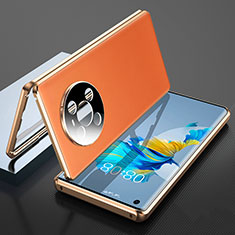 Luxury Aluminum Metal Cover Case 360 Degrees K01 for Huawei Mate 40E 4G Orange
