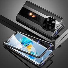 Luxury Aluminum Metal Cover Case 360 Degrees K03 for Huawei Mate 40E Pro 4G Black