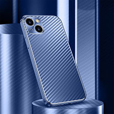 Luxury Aluminum Metal Cover Case 360 Degrees M01 for Apple iPhone 13 Blue