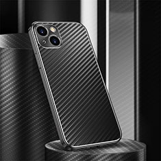 Luxury Aluminum Metal Cover Case 360 Degrees M01 for Apple iPhone 14 Black