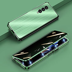 Luxury Aluminum Metal Cover Case 360 Degrees P01 for Samsung Galaxy Z Fold3 5G Green