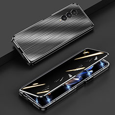 Luxury Aluminum Metal Cover Case 360 Degrees P01 for Samsung Galaxy Z Fold4 5G Black