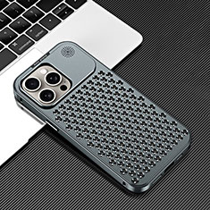 Luxury Aluminum Metal Cover Case 360 Degrees QC3 for Apple iPhone 15 Pro Dark Gray