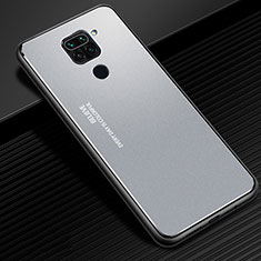 Luxury Aluminum Metal Cover Case C01 for Xiaomi Redmi Note 9 Silver